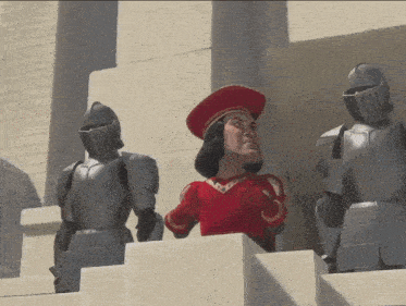 Lord Farquaad in Shrek (2001): "Some of you may die, but that’s a sacrifice I am willing to make."